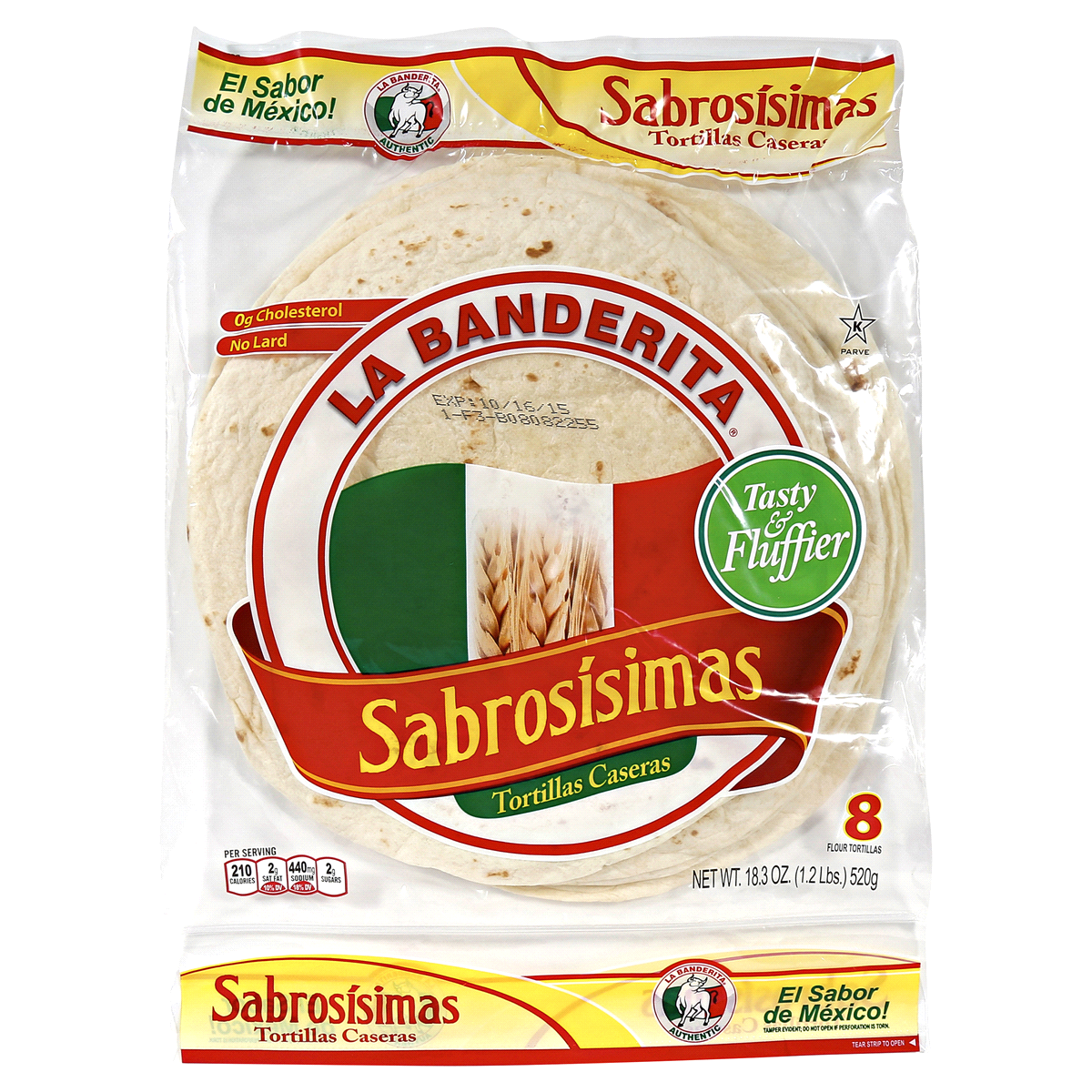 Tortilla Banderita 12/36 CT Productos Altos D'Valle